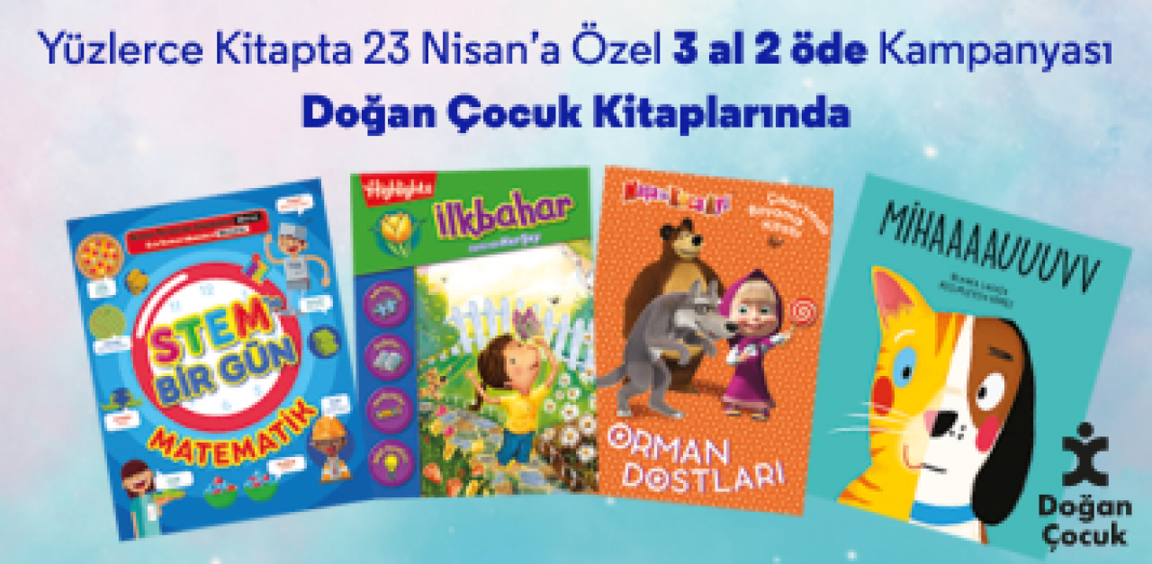 23 Nisan'a Özel 3 Al 2 Öde Kampanyası