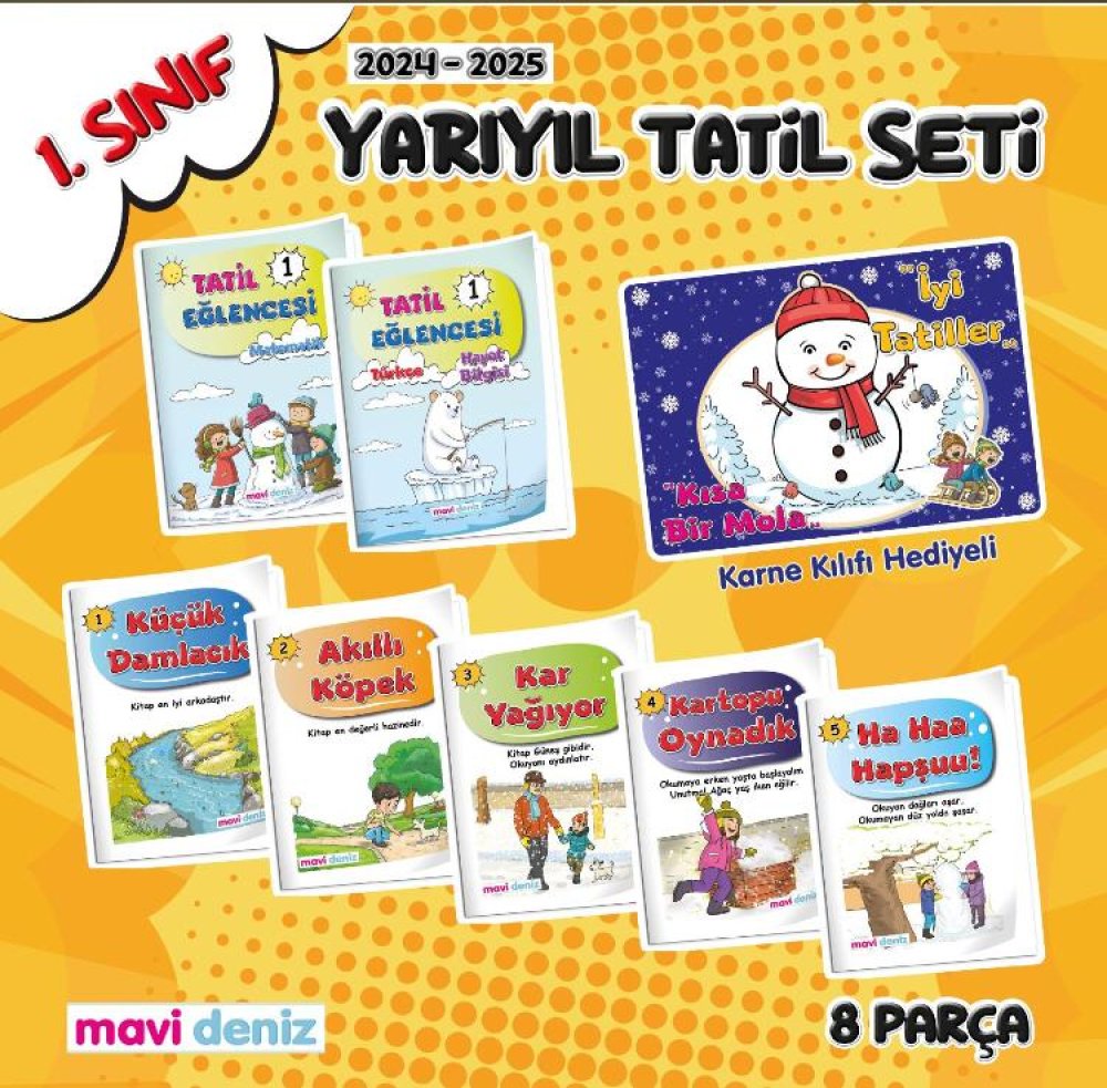 1. Sınıf Yarıyıl Tatil Seti 2024-2025