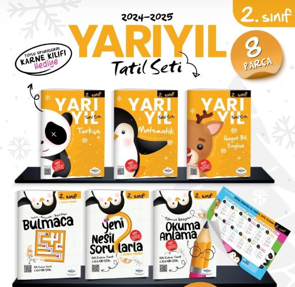 2.Sınıf Yarıyıl Tatil Seti