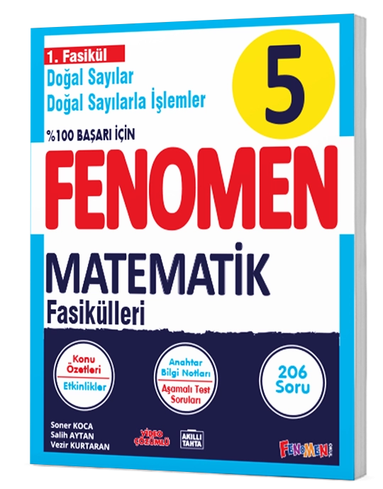 FENOMEN 5 SINIF MATEMATİK FASİKÜL SET
