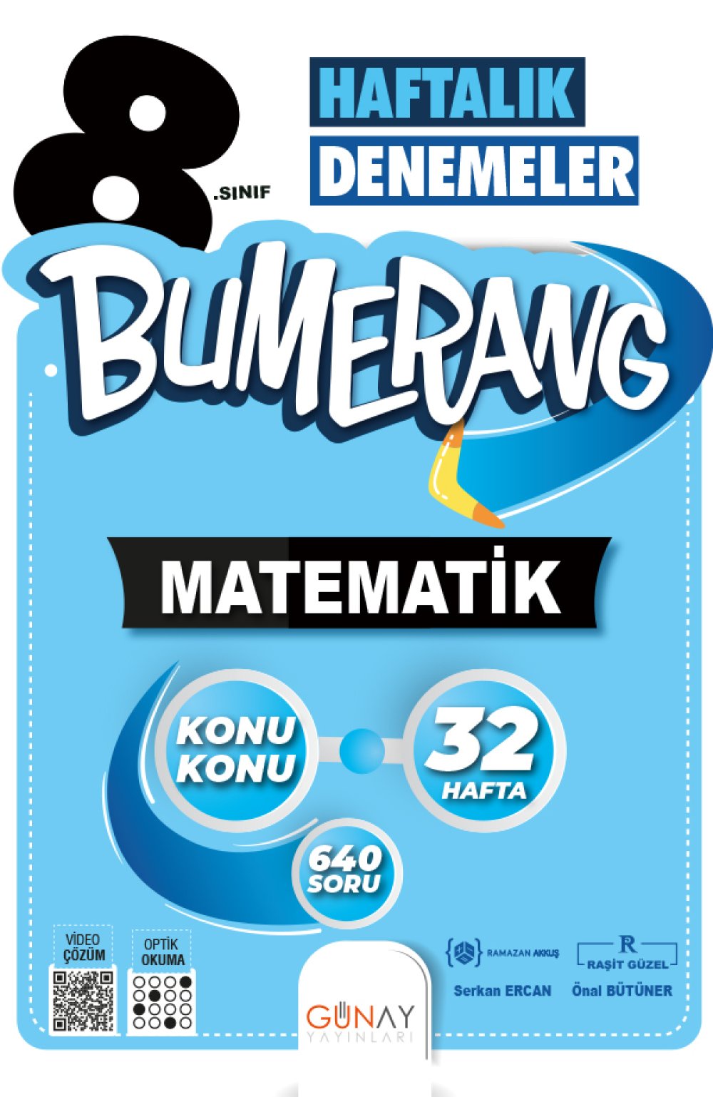 GÜNAY 8 BUMERANG MATEMATİK DENEME