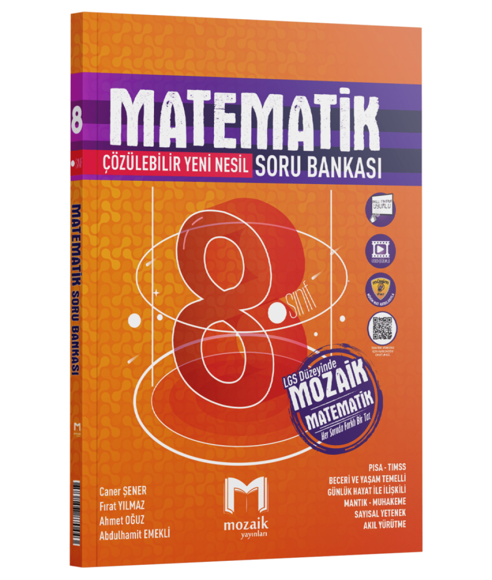 MOZAİK 8 MATEMATİK SORU