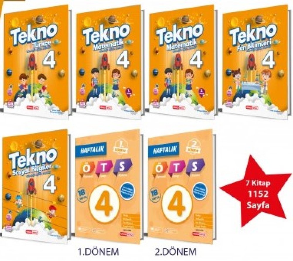 Tekno İlkokul Eğitim Seti 4.Sınıf